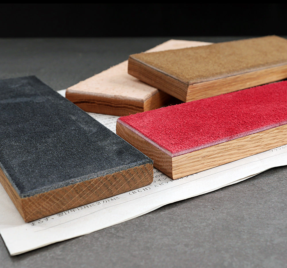 Stropping block | Split leather
