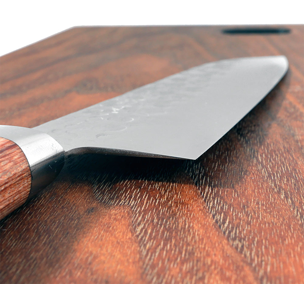 Takamura Santoku 165 mm – Chromax, Tsuchime – Cleancut