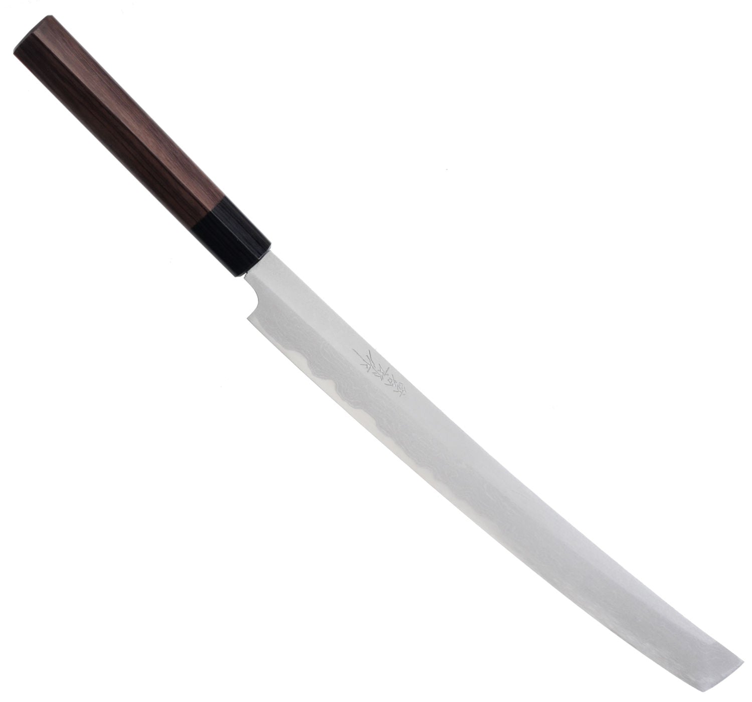 Okada Takobiki 260mm – Shirogami #2, Damascus – Cleancut