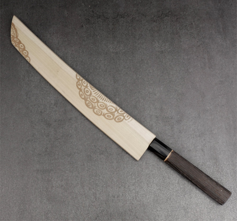 鬼武蔵・村尾・KOMA GA TAKE セット Masashi Yamamoto Takobiki 263 mm – Shirogami #2 – Cleancut