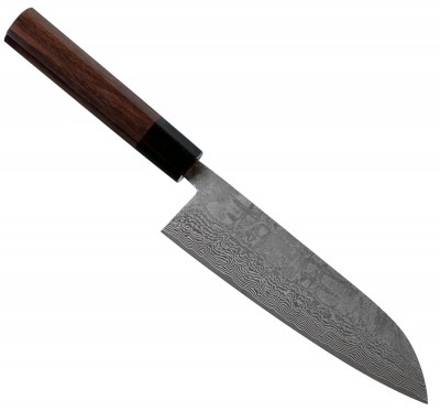 Kamo damascus kitchen knives from Japan